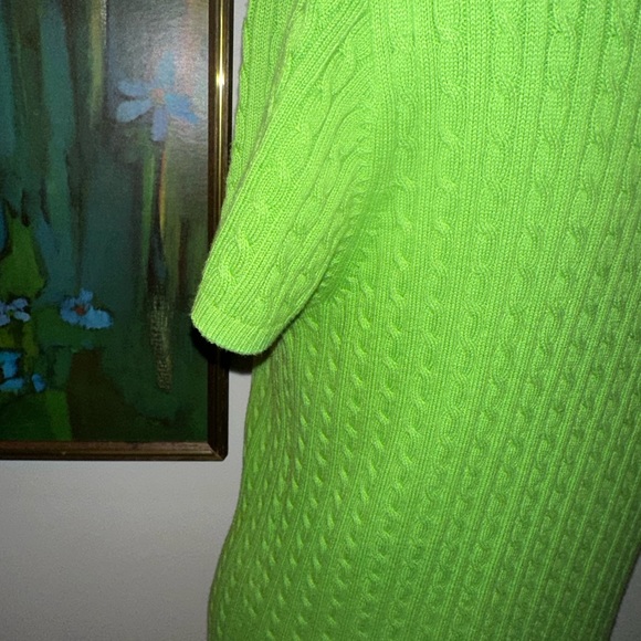 525 America Green Pullover Short Sleeve Sweater, Size‎ Large - Picture 5 of 9